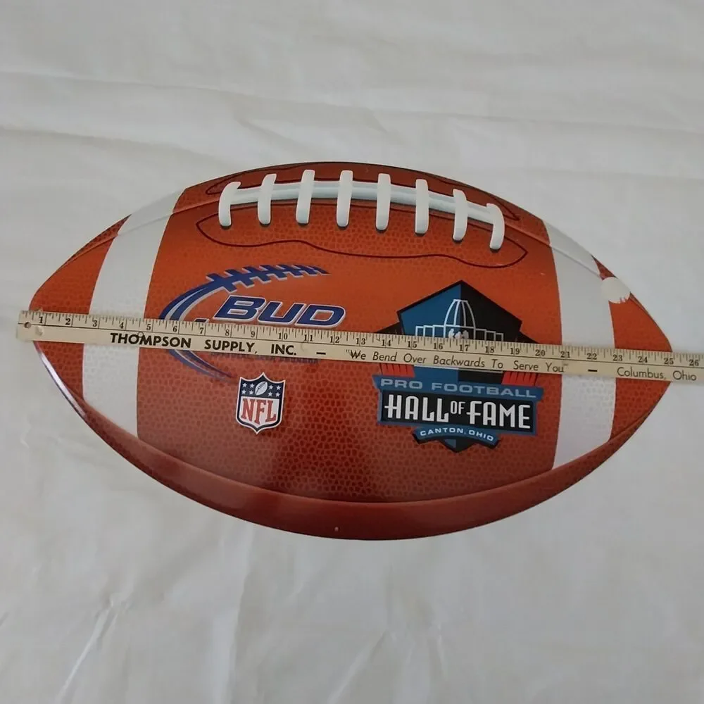 Bud Light Steel Sign Official Sponsor Hall Of Fame Canton Ohio 15